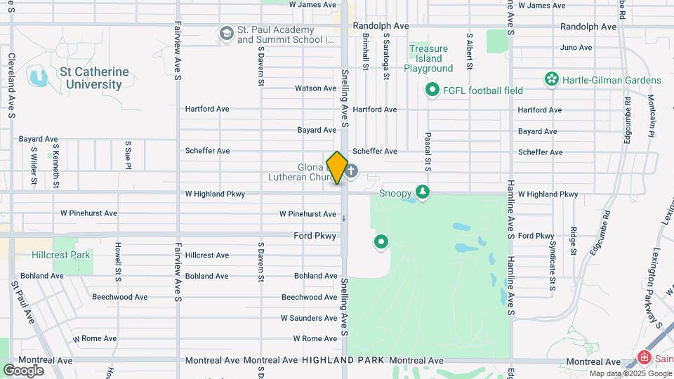 1585 Highland Pkwy Map and Location Details