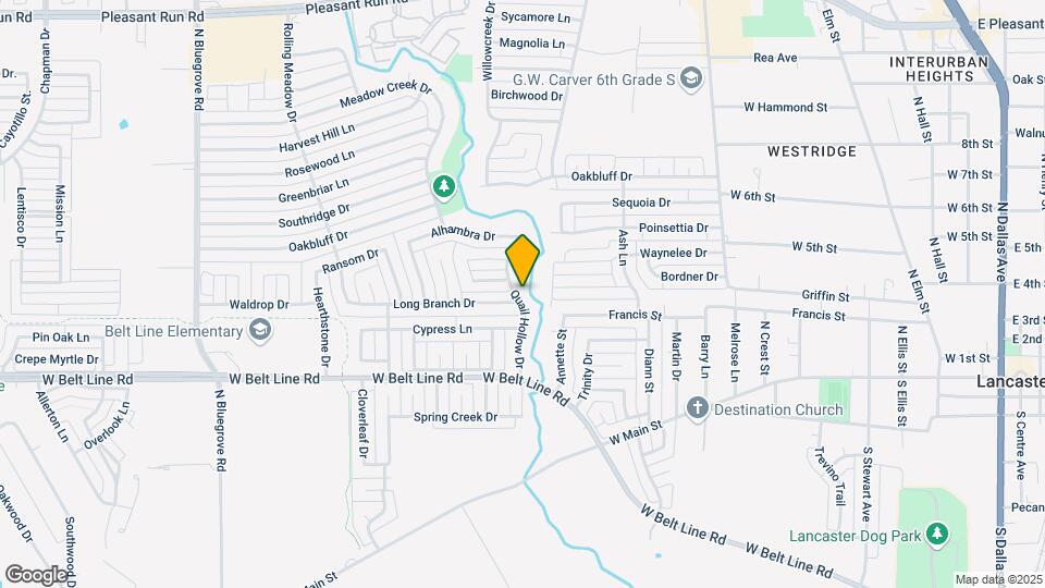 614 Quail Hollow Dr Map and Location Details