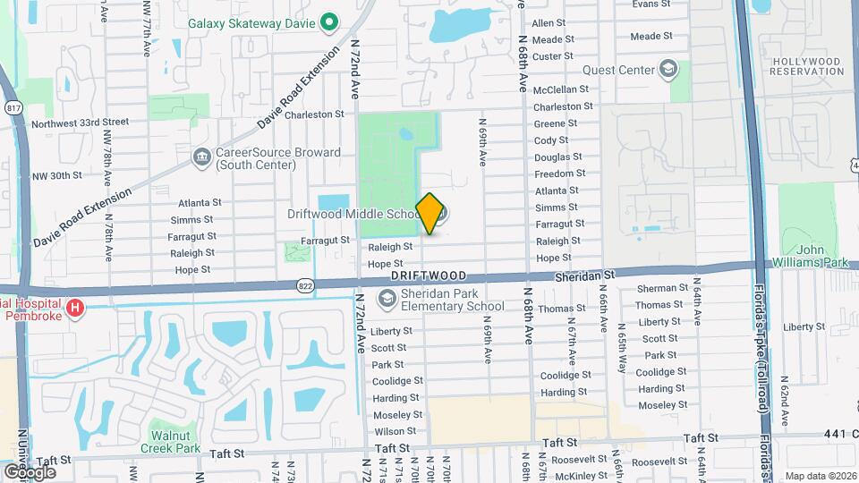 7041 Raleigh St Map and Location Details