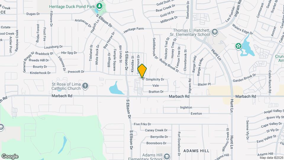 1407 Churing Dr Map and Location Details