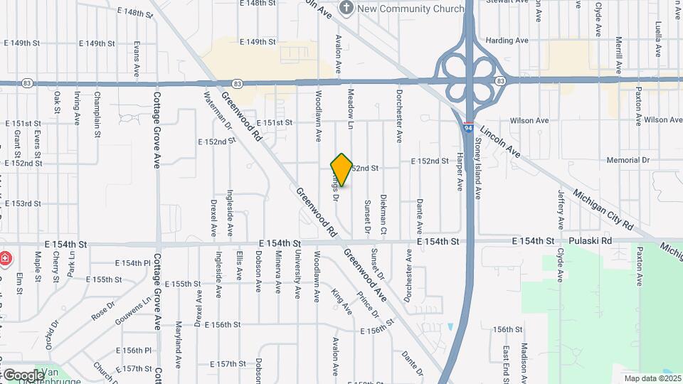 15231 Hastings Dr Map and Location Details