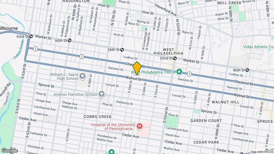 5437 Walnut St Mapa y Detalles de la Ubicación