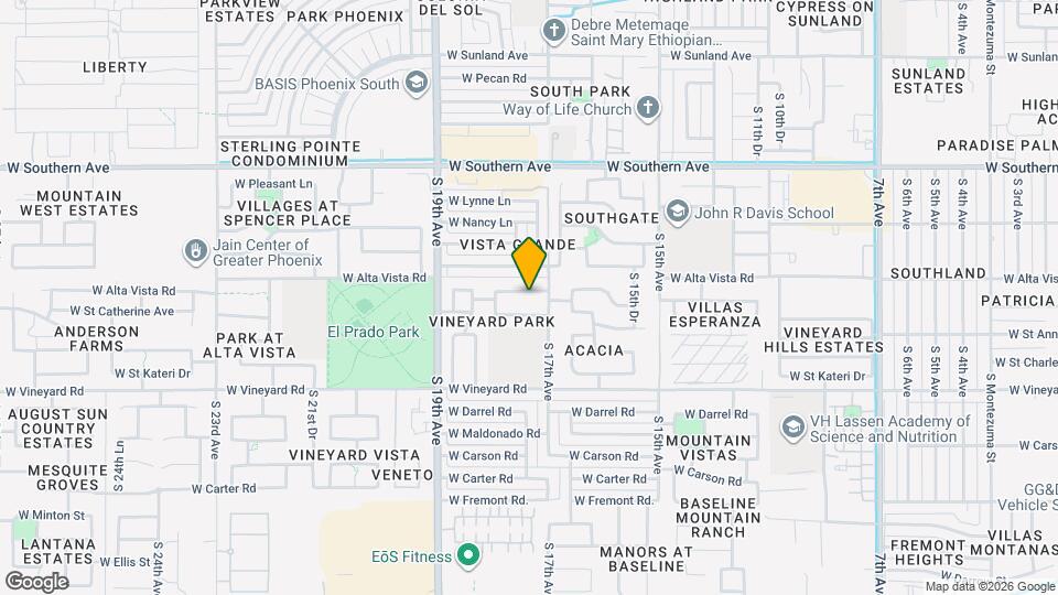 1715 W St Catherine Ave Mapa y Detalles de la Ubicación