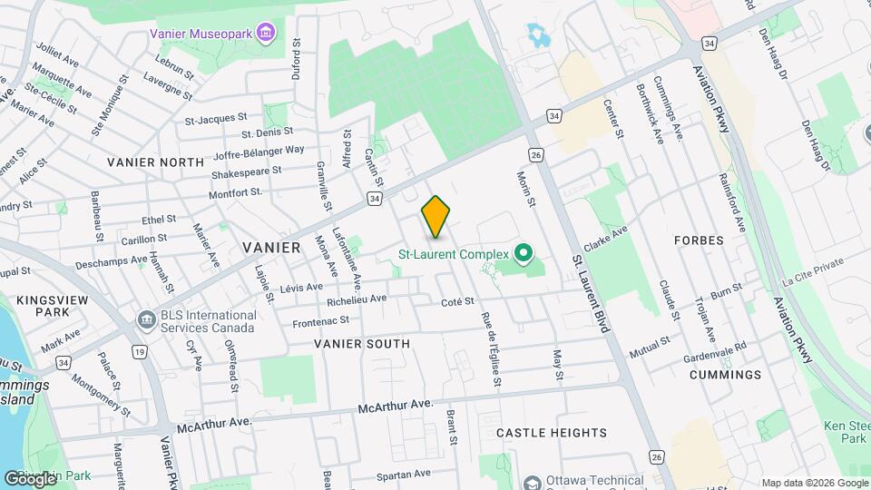 659 Donat St Map and Location Details