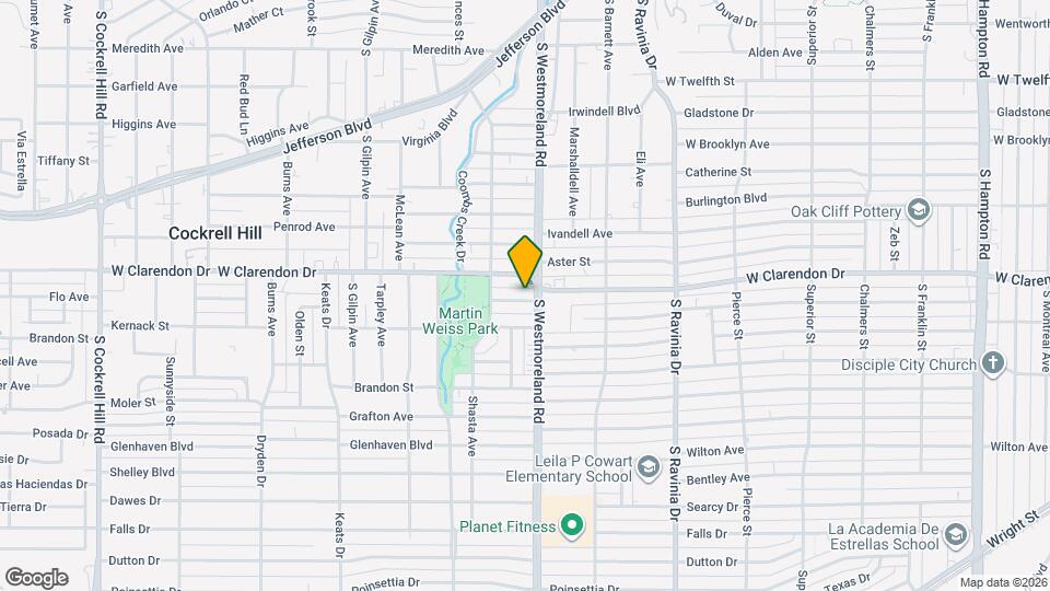 3313 Thibet St Map and Location Details