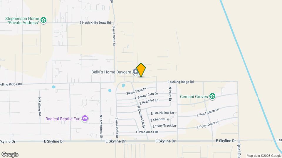 5447 Azara Dr Map and Location Details