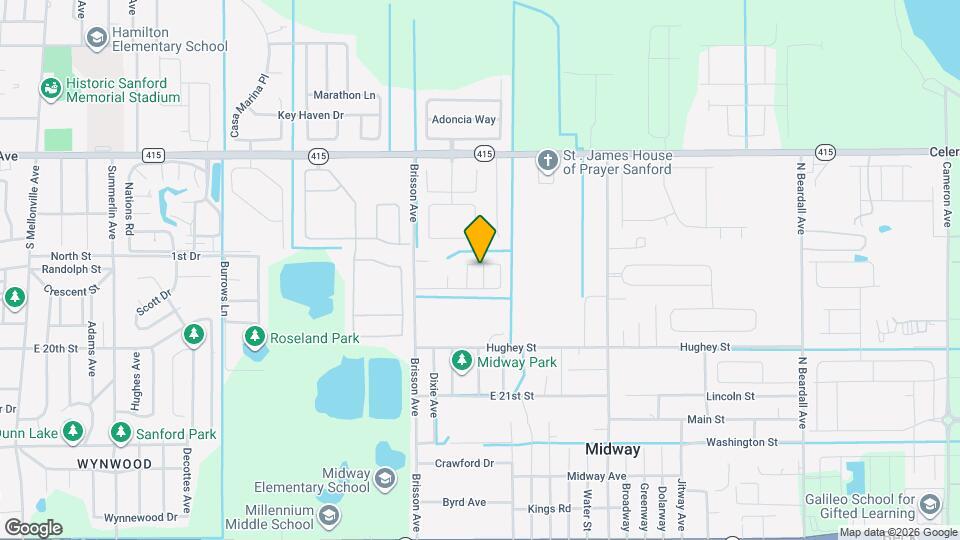 1828 Lacy Ln Mapa y Detalles de la Ubicación