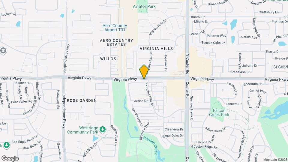 9304 Caliente Dr Map and Location Details