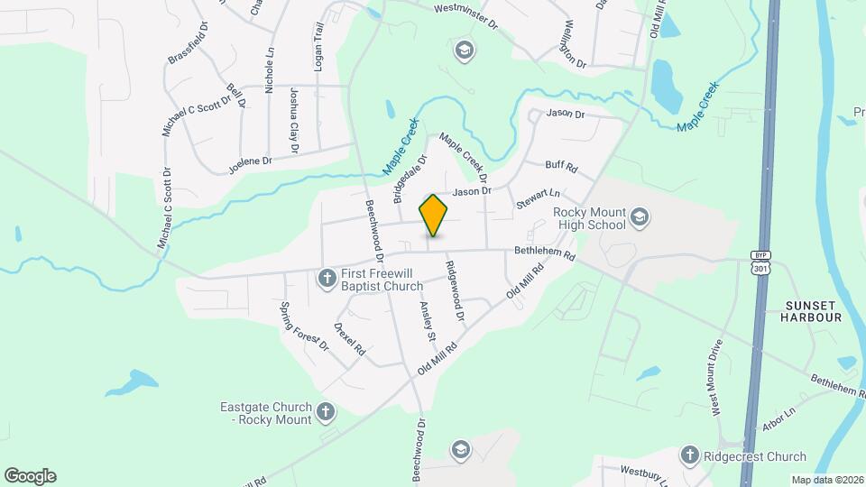 1624 Bethlehem Rd Mapa y Detalles de la Ubicación