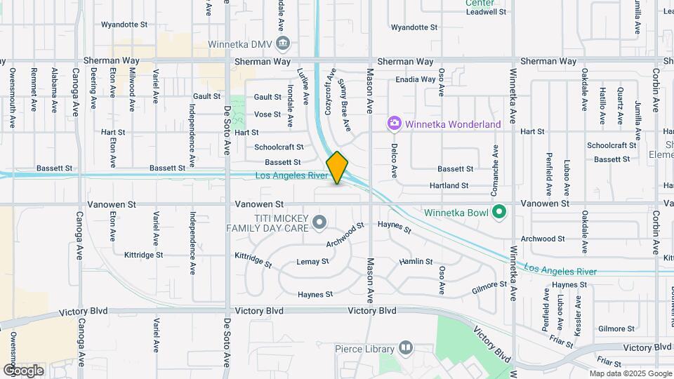 20560 Hartland St Map and Location Details