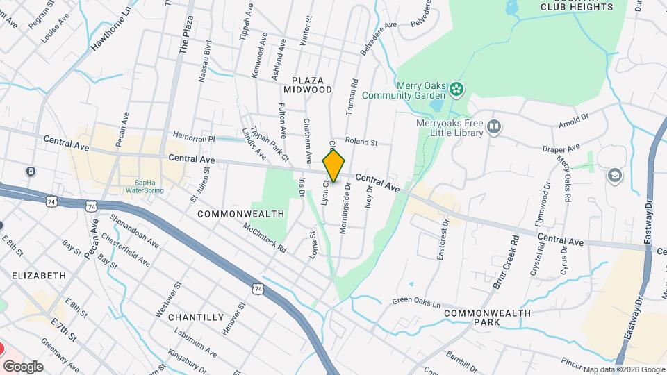 1316 Queen Lyon Ct Mapa y Detalles de la Ubicación