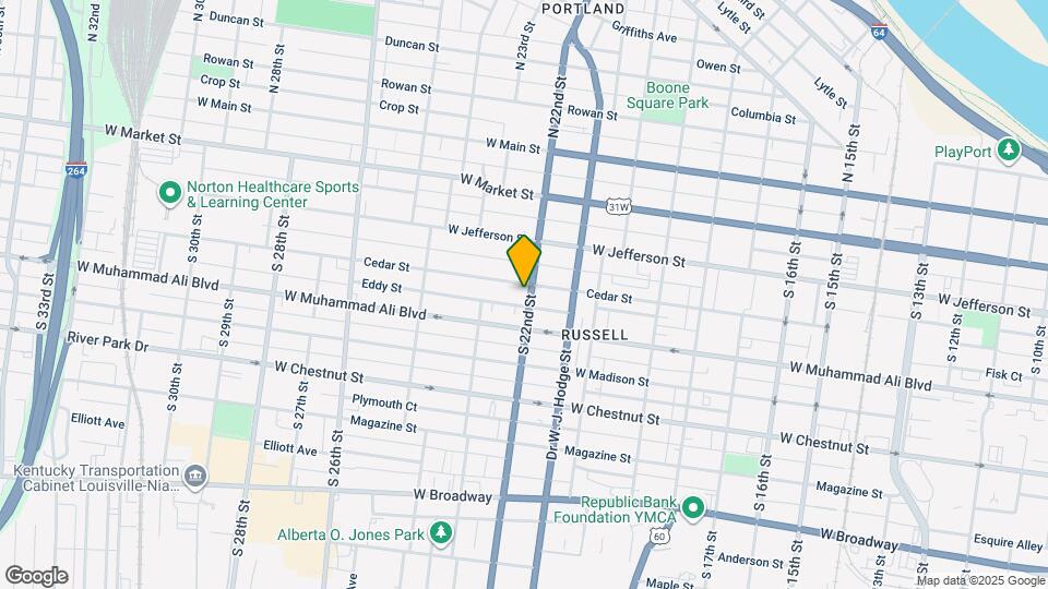424 S 22nd St Map and Location Details