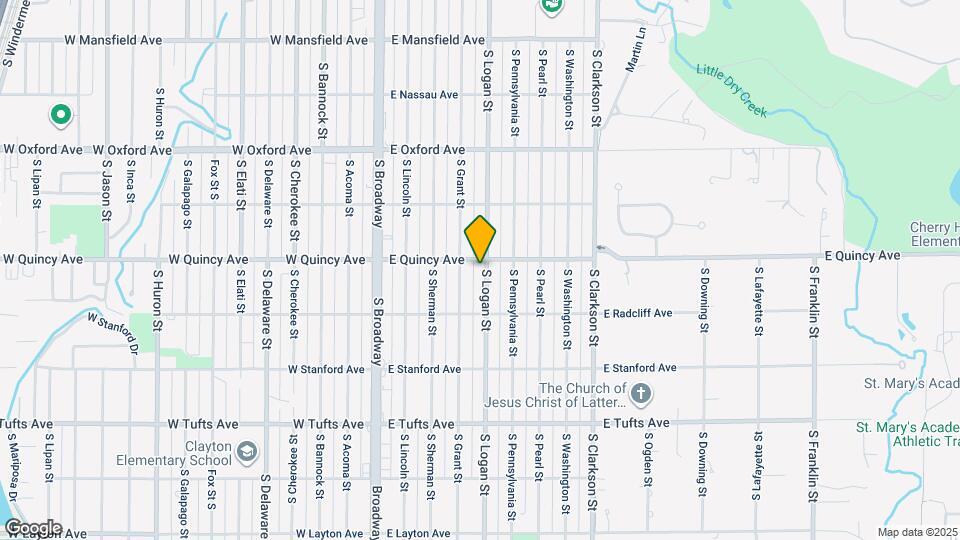 4319 S Logan St Map and Location Details