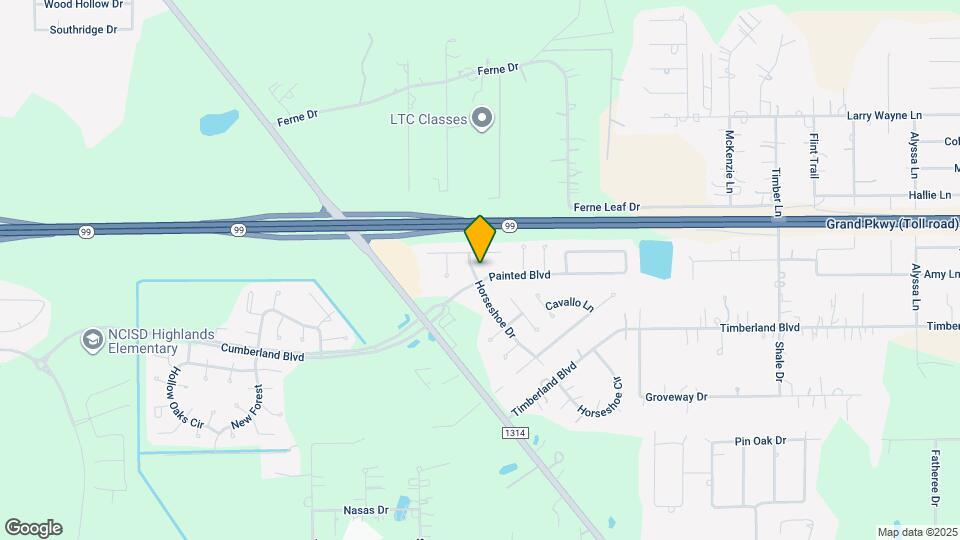 21617 Horseshoe Dr Map and Location Details