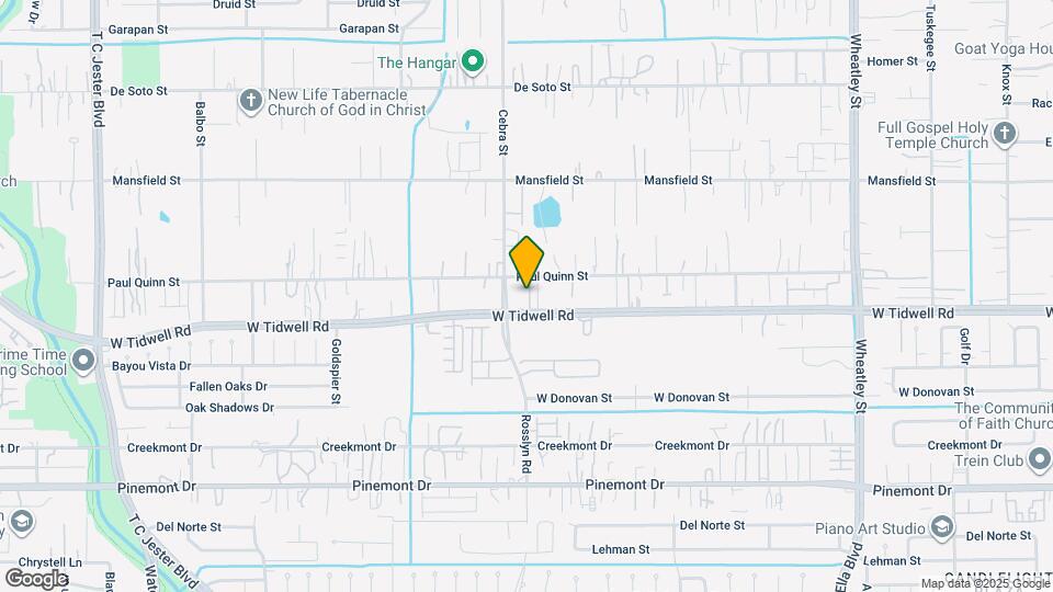 2105 Paul Quinn St Map and Location Details
