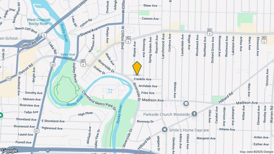 17800 Franklin Ave Map and Location Details