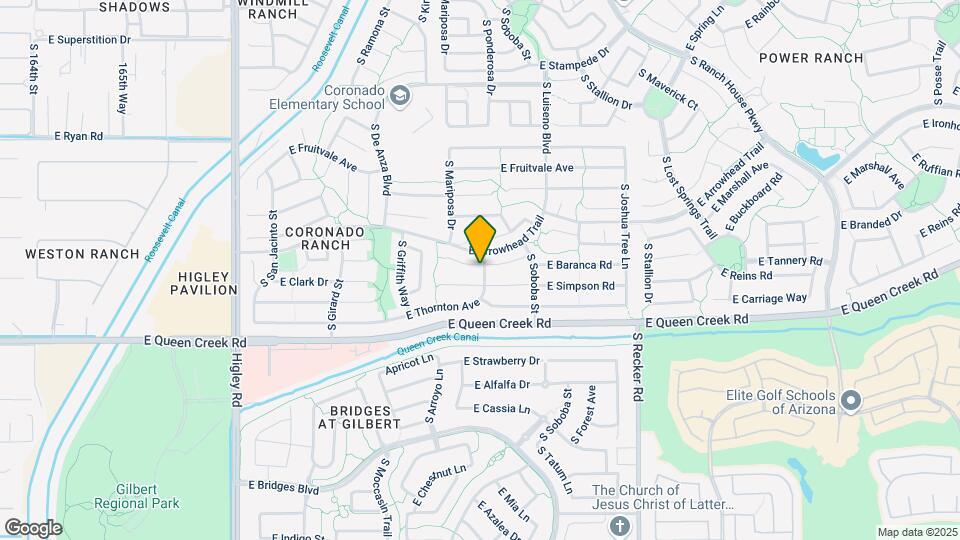 3689 E Baranca Ct Map and Location Details