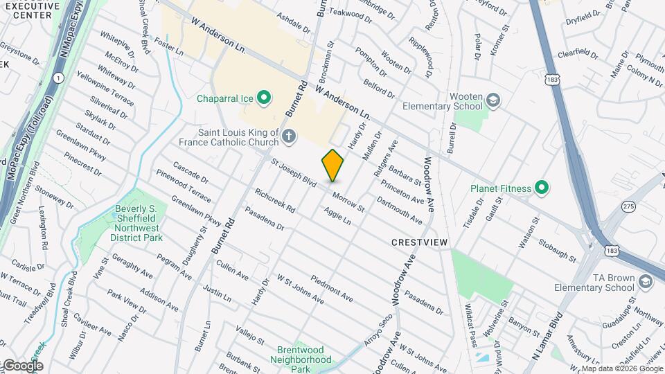 1906 Morrow St Map and Location Details