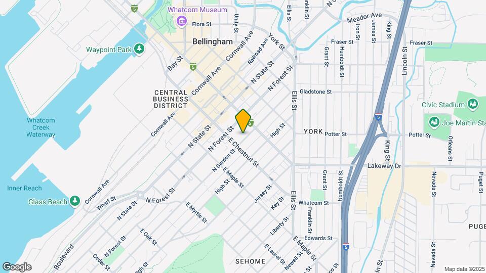 1213 N Garden St Map and Location Details