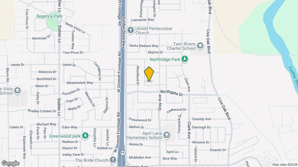 1145 Willow Creek Dr Map and Location Details