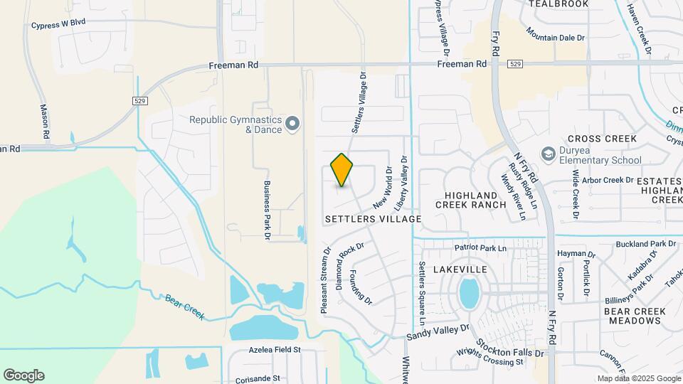 6610 Cove Lake Dr Map and Location Details