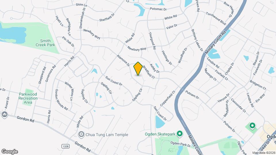 2500 Hawes Ct Map and Location Details