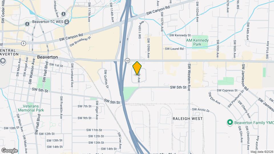 4795 SW Maple Ave Map and Location Details