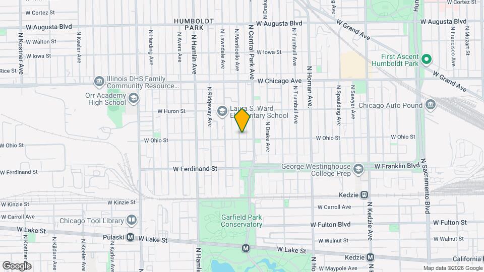 605 N Monticello Ave, Unit 2 Map and Location Details