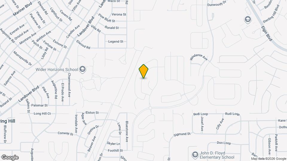 3614 Hornbeam Rd Map and Location Details