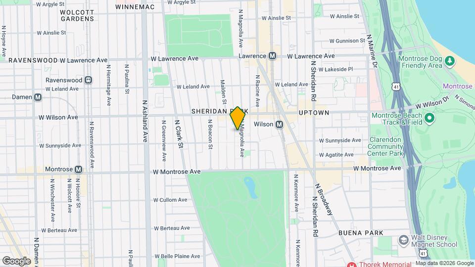 4516 N Magnolia Ave-Unit -4516-3 Map and Location Details