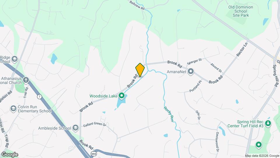 8735 Brook Rd Map and Location Details