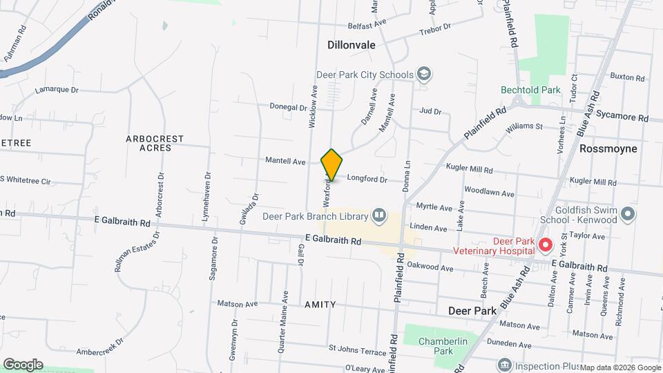 8330 Wexford Ave Map and Location Details