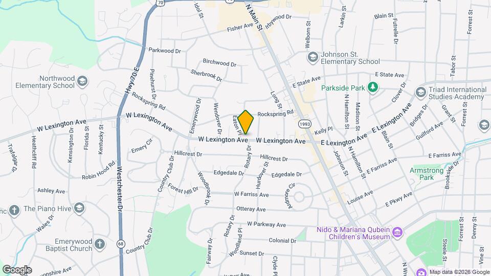 310 W Lexington Ave Map and Location Details