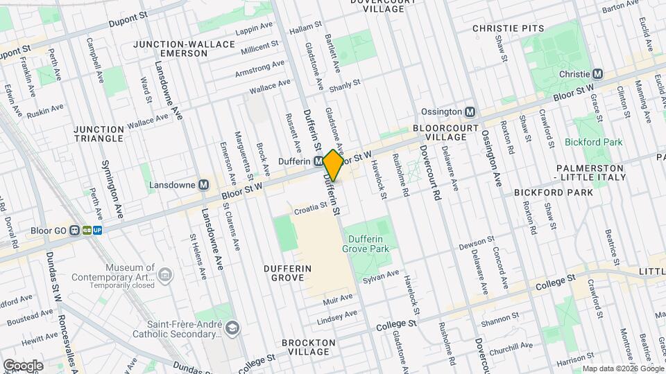 989 Dufferin St Map and Location Details