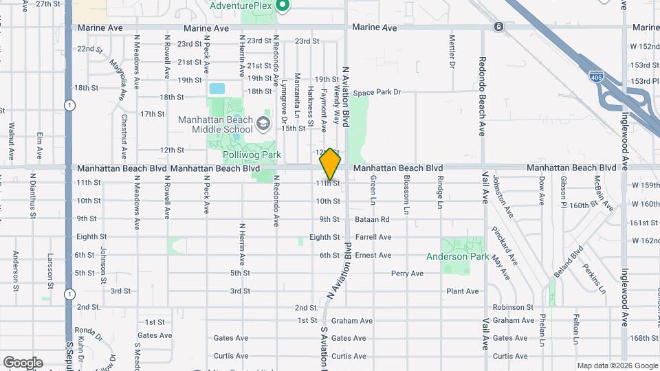 1832 11th St Map and Location Details