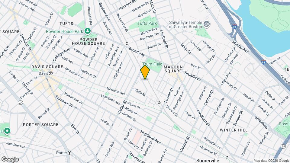 28 Murdock St, Unit 1 Map and Location Details