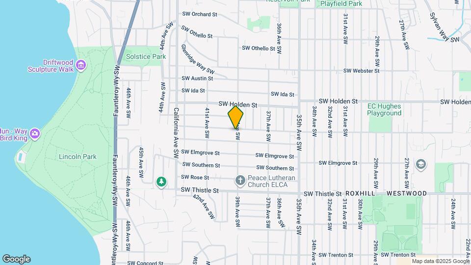 3903 SW Kenyon St Map and Location Details