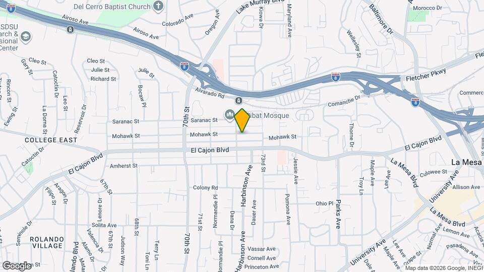 7219 Mohawk St Map and Location Details