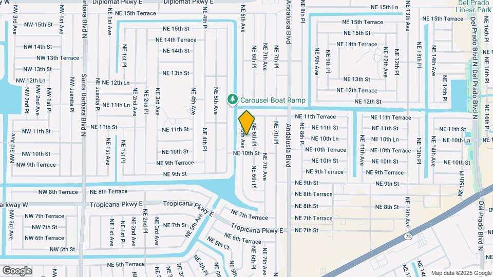 1017 NE 6th Ave Map and Location Details