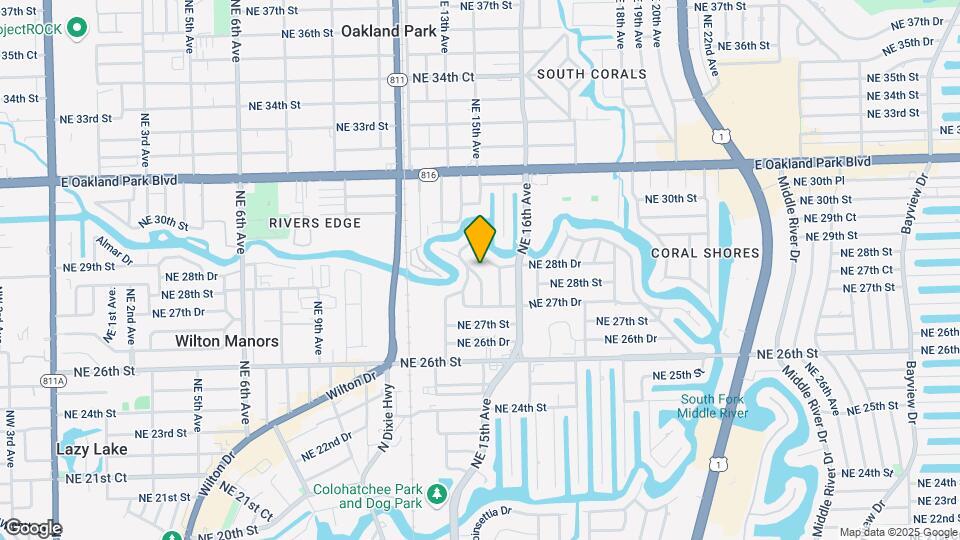 2802 NE 15th Ave Map and Location Details