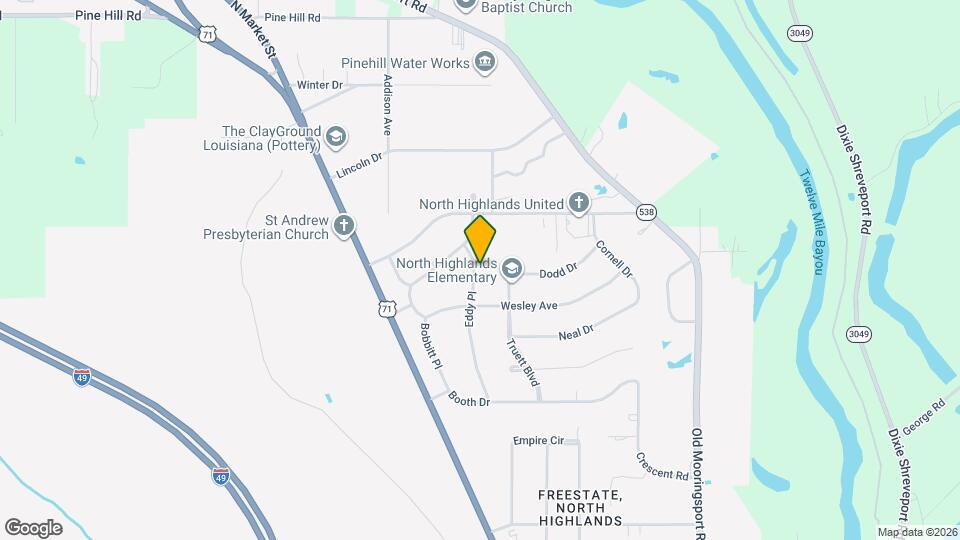 3818 Eddy Pl Map and Location Details