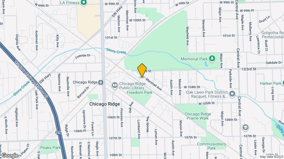 6139 Marshall Ave Map and Location Details