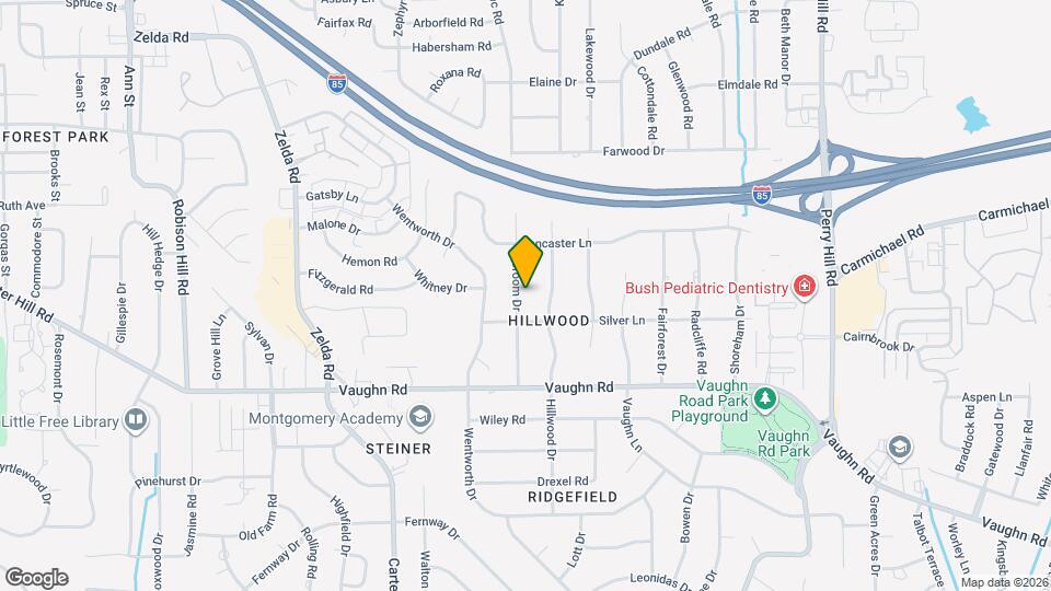 1739 Croom Dr Map and Location Details