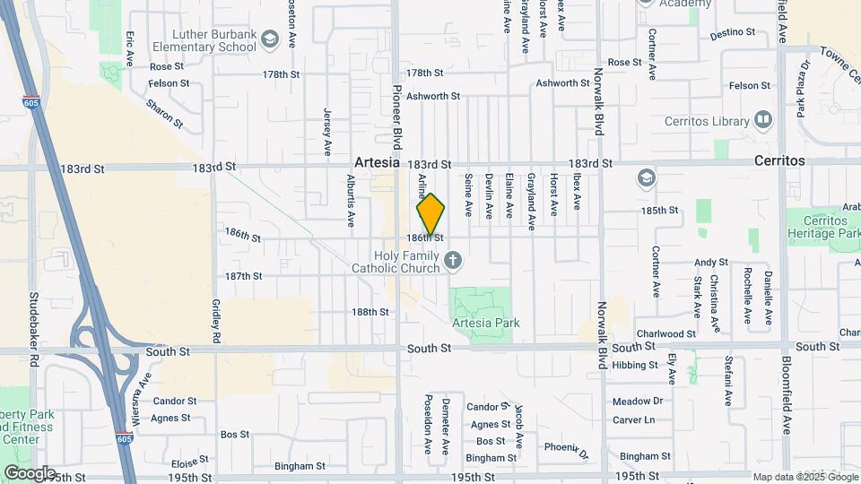 18602 Arline Ave Mapa y Detalles de la Ubicación