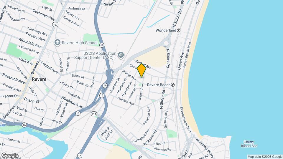 55 Walnut Ave Map and Location Details