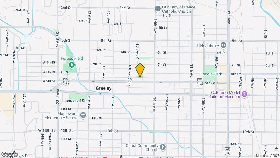 1503 9th St Map and Location Details