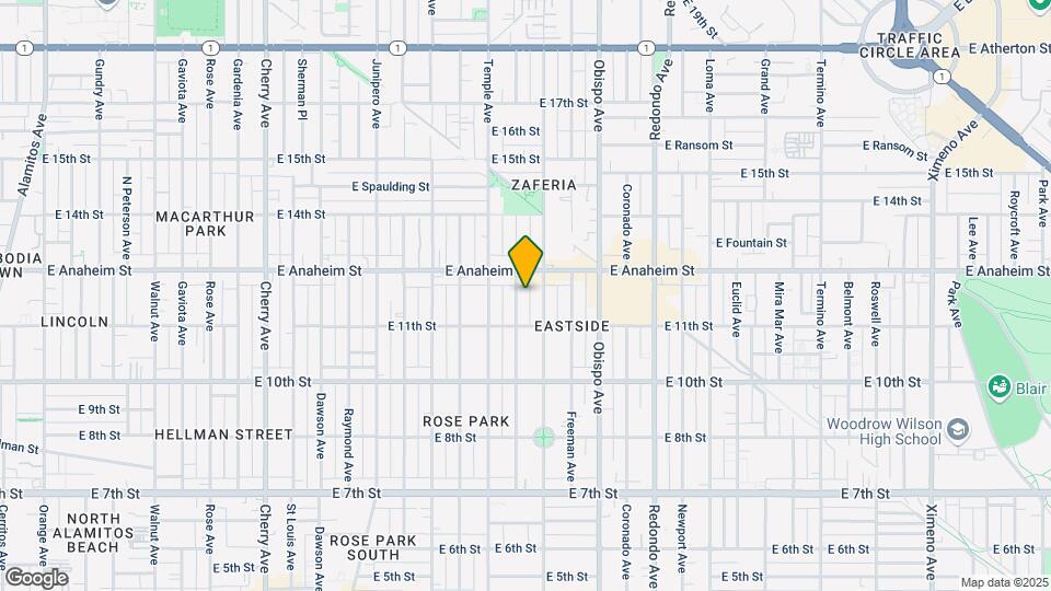 1150 Gladys Ave Mapa y Detalles de la Ubicación