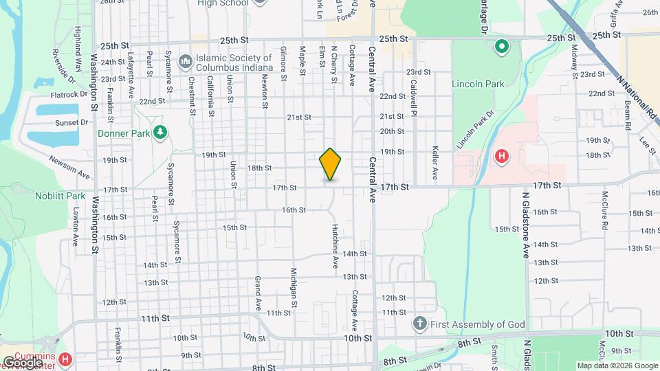 1706 17th St Map and Location Details