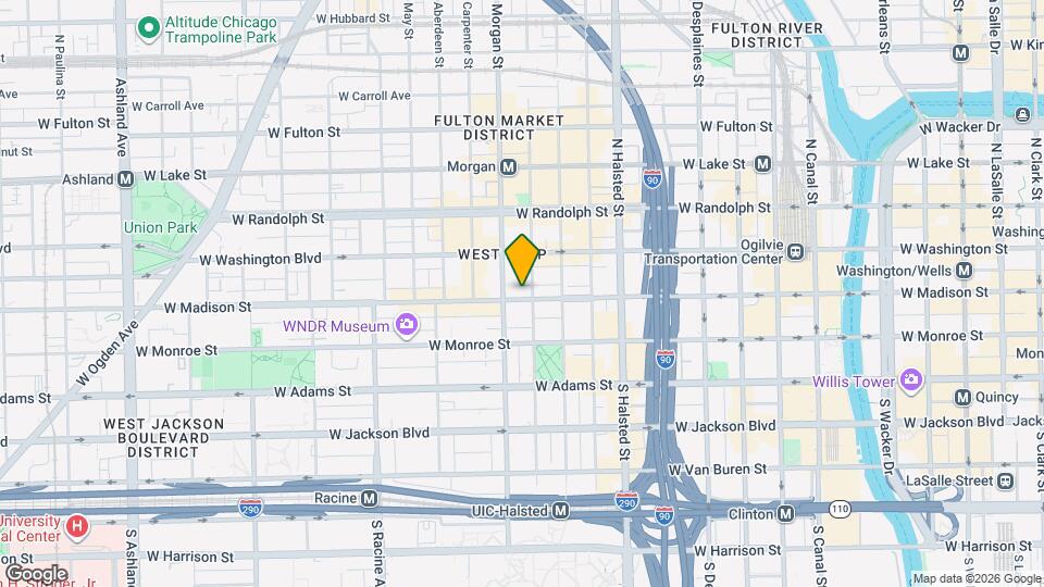 936 W Madison St Map and Location Details