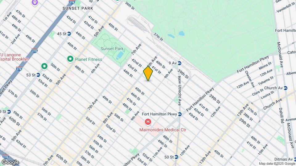 842 43rd St Map and Location Details